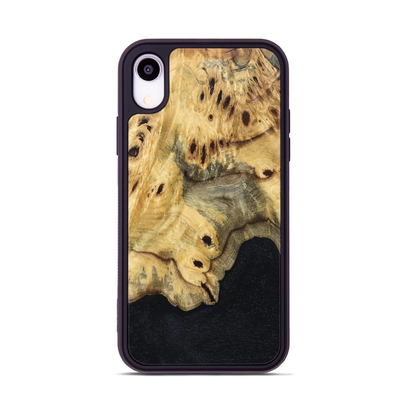 iPhone Xr Wood Phone Case - Eliezer (Wood Burl, 829763)