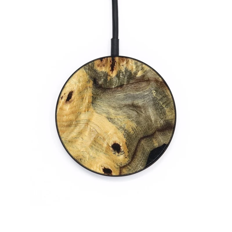Circle Wood Wireless Charger - Eliezer (Wood Burl, 829763)