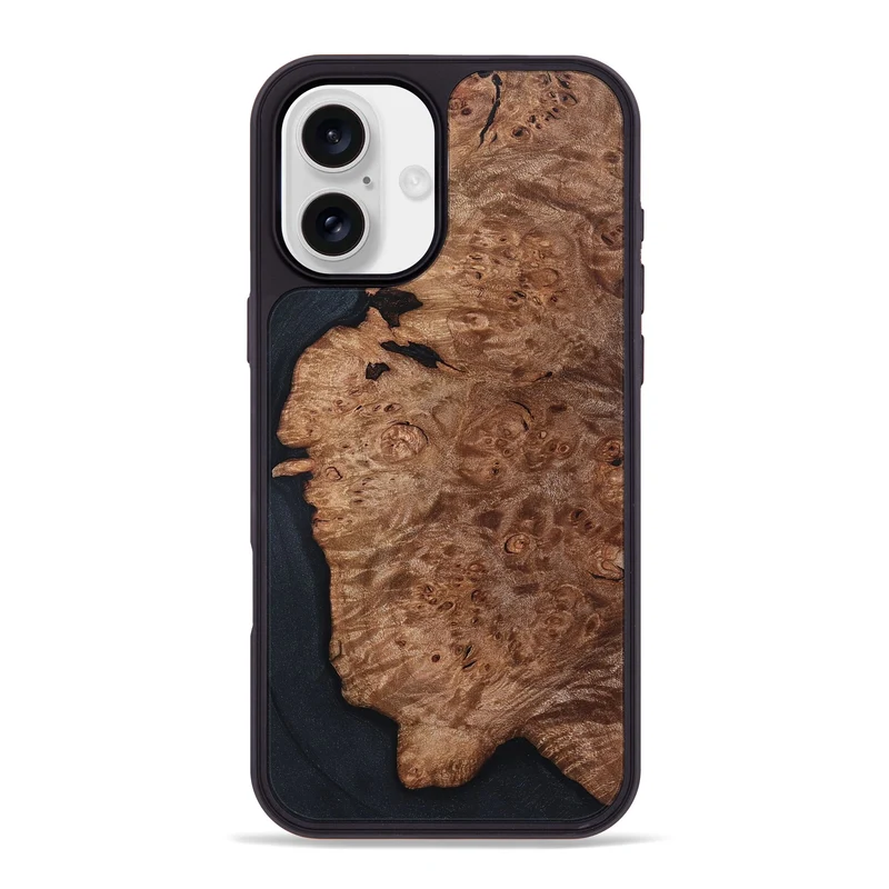 iPhone 16 Plus Wood Phone Case - Sylvie (Wood Burl, 829759)