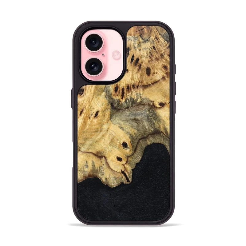 iPhone 16 Wood Phone Case - Eliezer (Wood Burl, 829763)