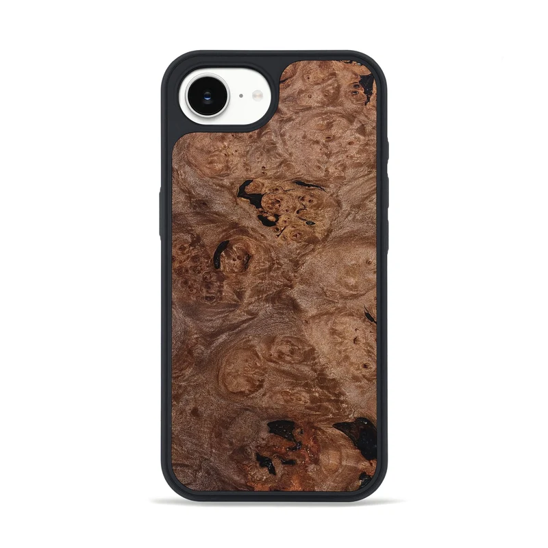 iPhone 16e Wood Phone Case - Emmy (Wood Burl, 829756)