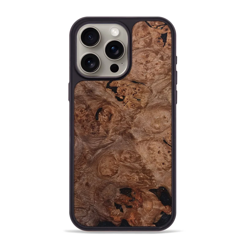 iPhone 15 Pro Max Wood Phone Case - Emmy (Wood Burl, 829756)