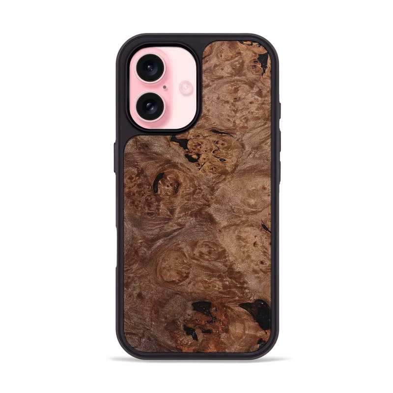 iPhone 16 Wood Phone Case - Emmy (Wood Burl, 829756)