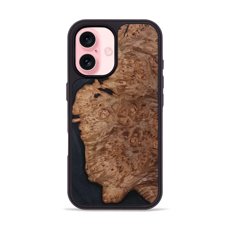 iPhone 16 Wood Phone Case - Sylvie (Wood Burl, 829759)