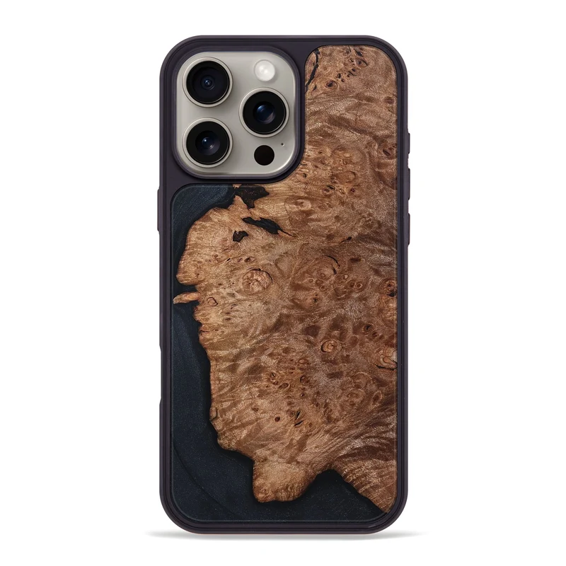 iPhone 16 Pro Max Wood Phone Case - Sylvie (Wood Burl, 829759)
