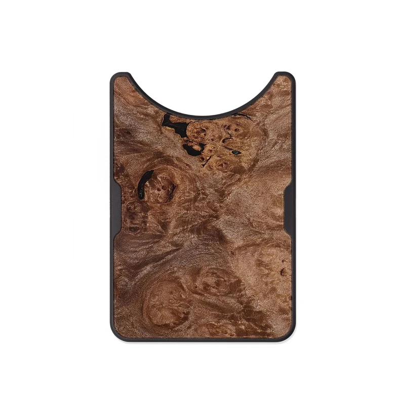 Alloy Wood Wallet - Emmy (Wood Burl, 829756)