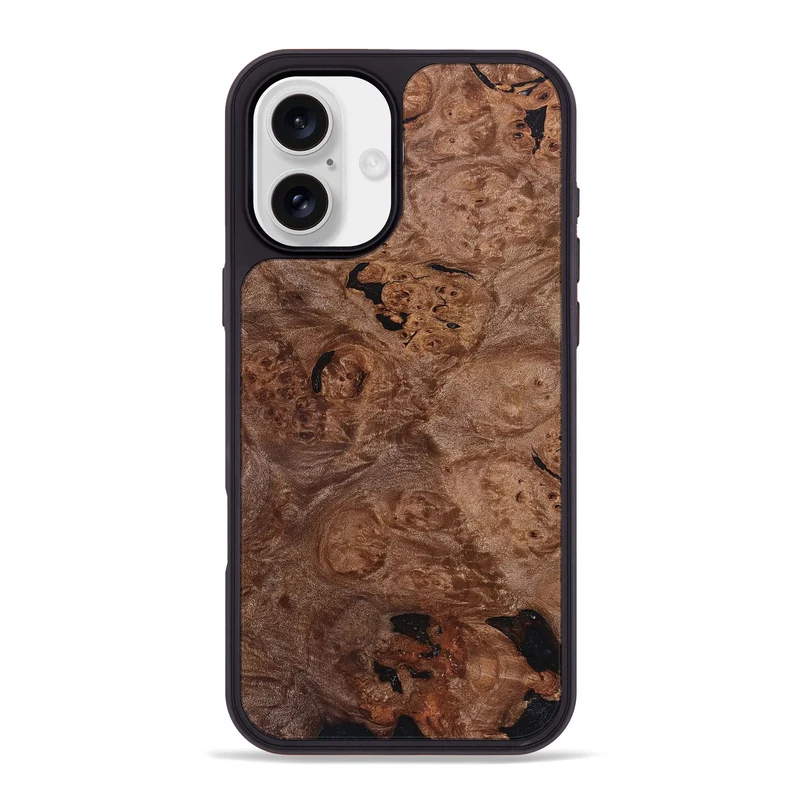 iPhone 16 Plus Wood Phone Case - Emmy (Wood Burl, 829756)