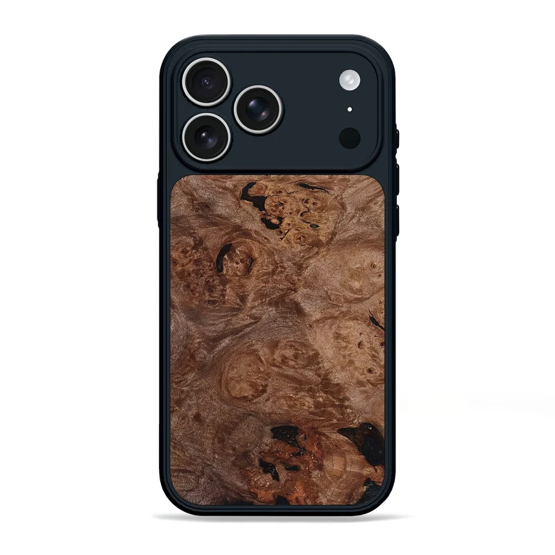 iPhone 17 Pro Max Wood Phone Case - Emmy (Wood Burl, 829756)