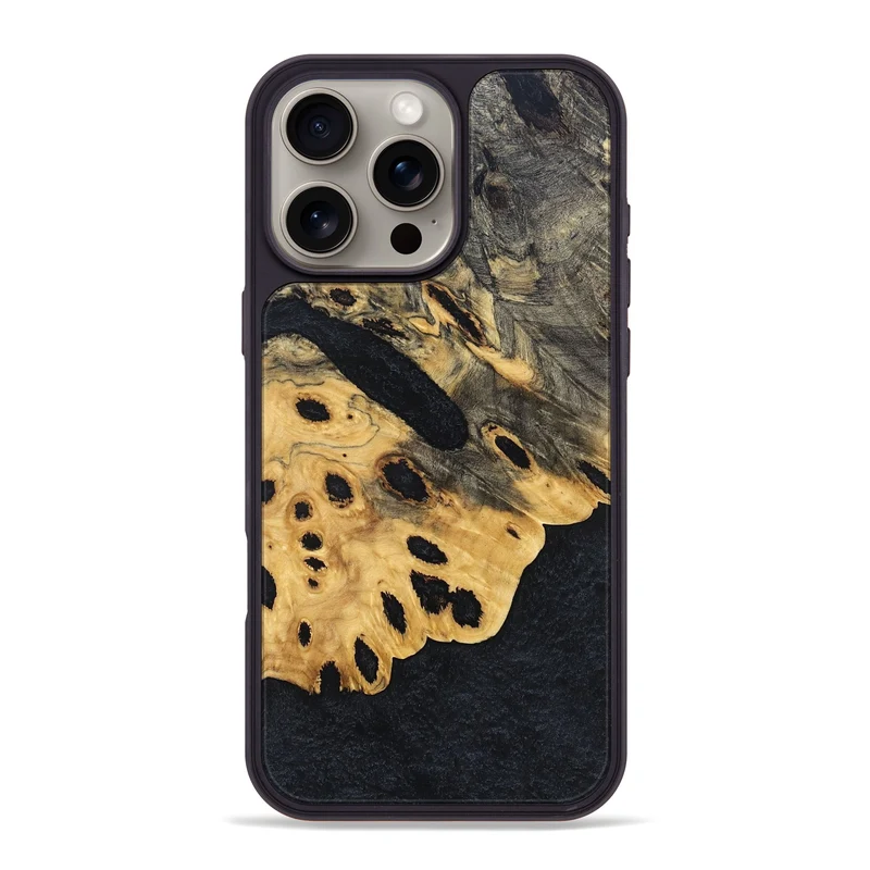 iPhone 16 Pro Max Wood Phone Case - Hope (Wood Burl, 829754)