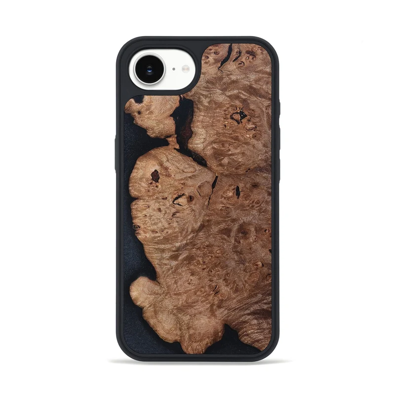 iPhone 16e Wood Phone Case - Darwin (Wood Burl, 829746)