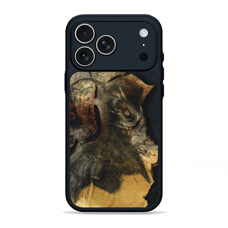 iPhone 17 Pro Max Wood Phone Case - Ismael (Wood Burl, 829745)
