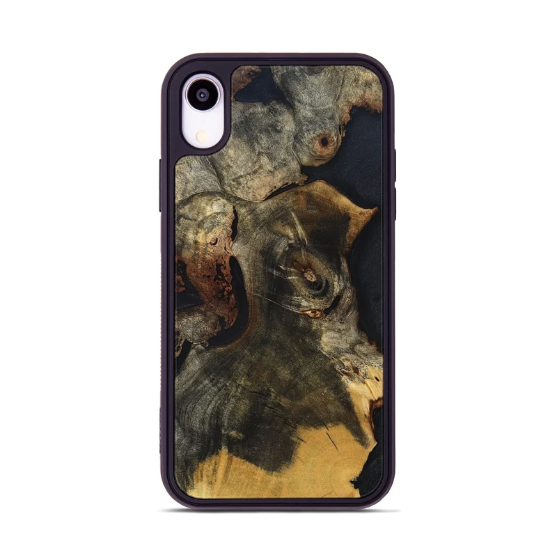 iPhone Xr Wood Phone Case - Ismael (Wood Burl, 829745)
