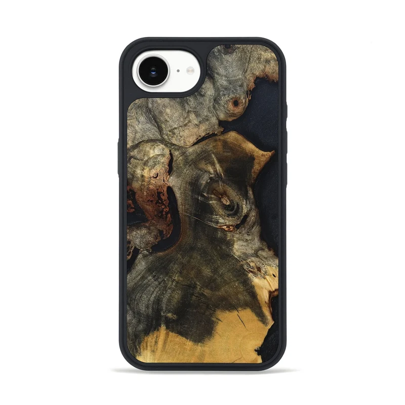 iPhone 16e Wood Phone Case - Ismael (Wood Burl, 829745)