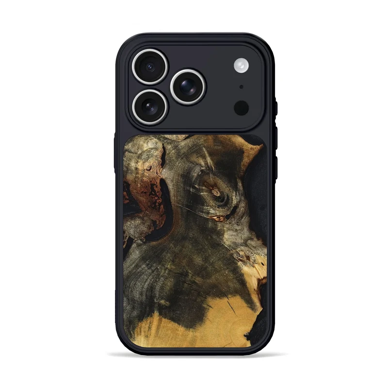 iPhone 17 Pro Wood Phone Case - Ismael (Wood Burl, 829745)