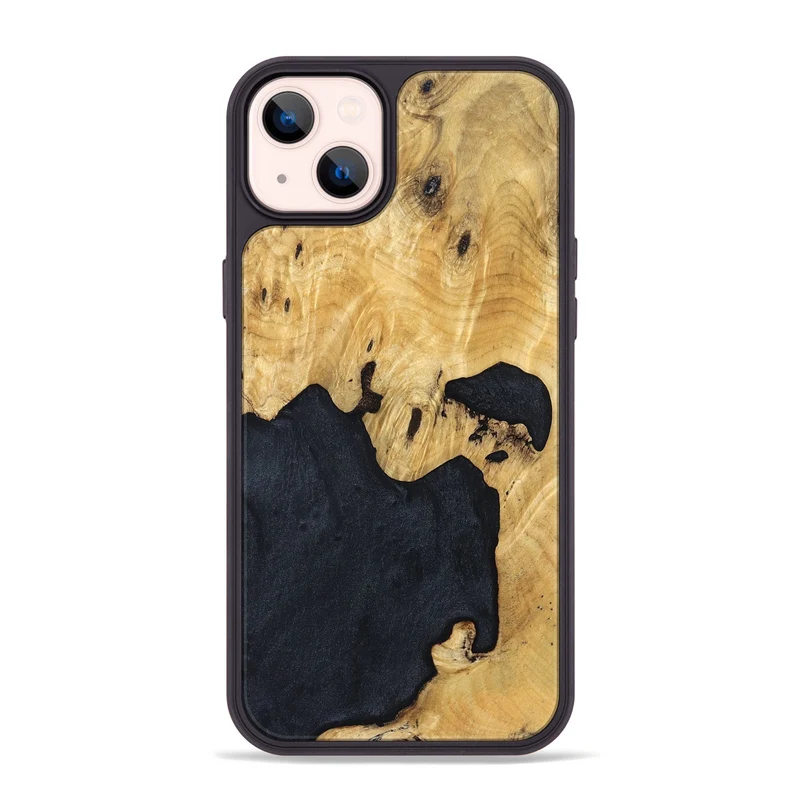 iPhone 14 Plus Wood Phone Case - Arleen (Wood Burl, 829741)