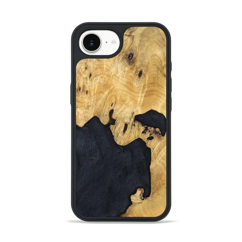iPhone 16e Wood Phone Case - Arleen (Wood Burl, 829741)