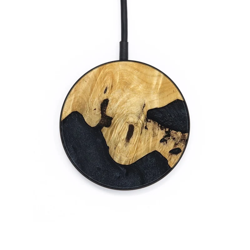 Circle Wood Wireless Charger - Arleen (Wood Burl, 829741)