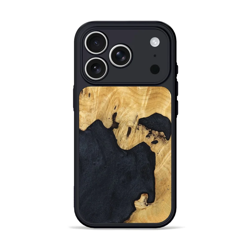 iPhone 17 Pro Wood Phone Case - Arleen (Wood Burl, 829741)