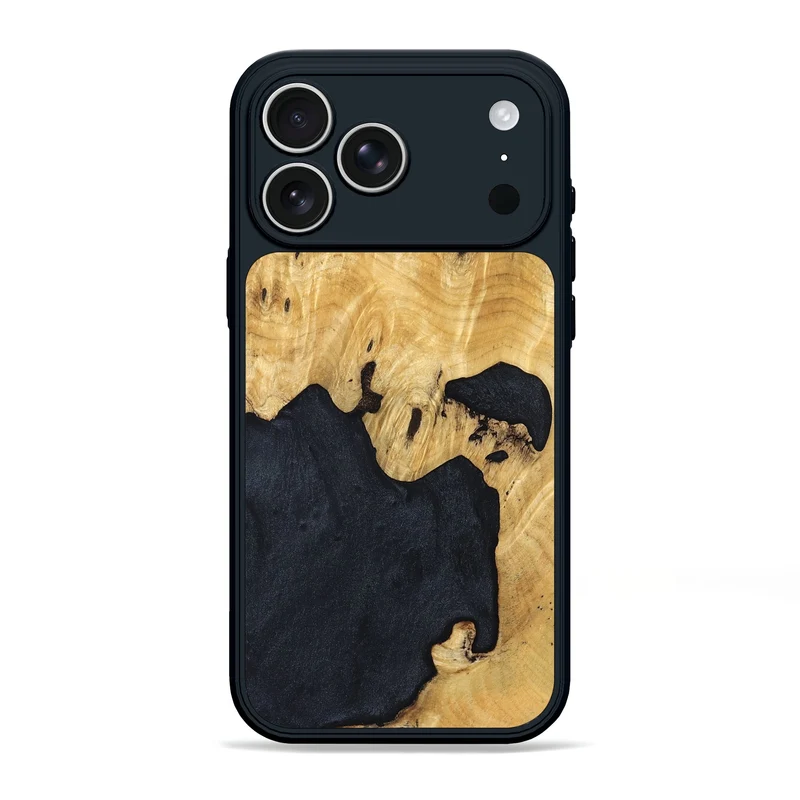 iPhone 17 Pro Max Wood Phone Case - Arleen (Wood Burl, 829741)