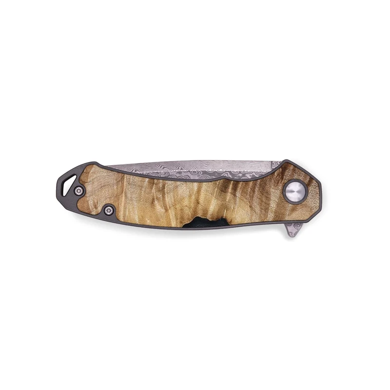 EDC Wood Pocket Knife - Kortney (Wood Burl, 829778)