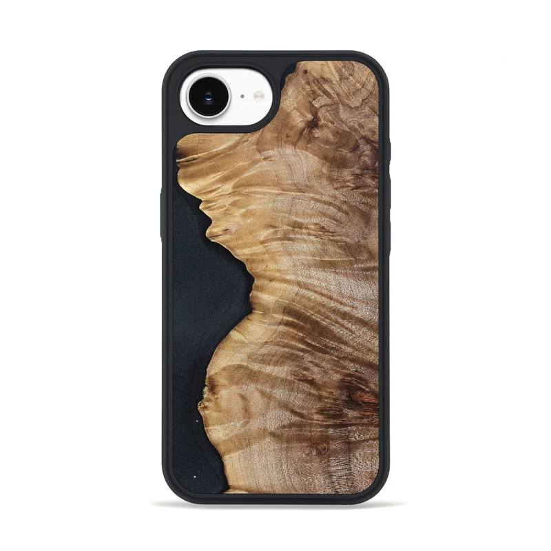iPhone 16e Wood Phone Case - Kortney (Wood Burl, 829778)