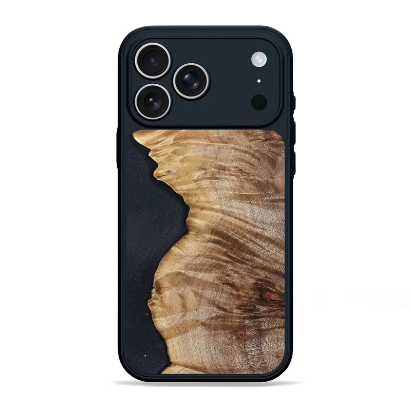 iPhone 17 Pro Max Wood Phone Case - Kortney (Wood Burl, 829778)