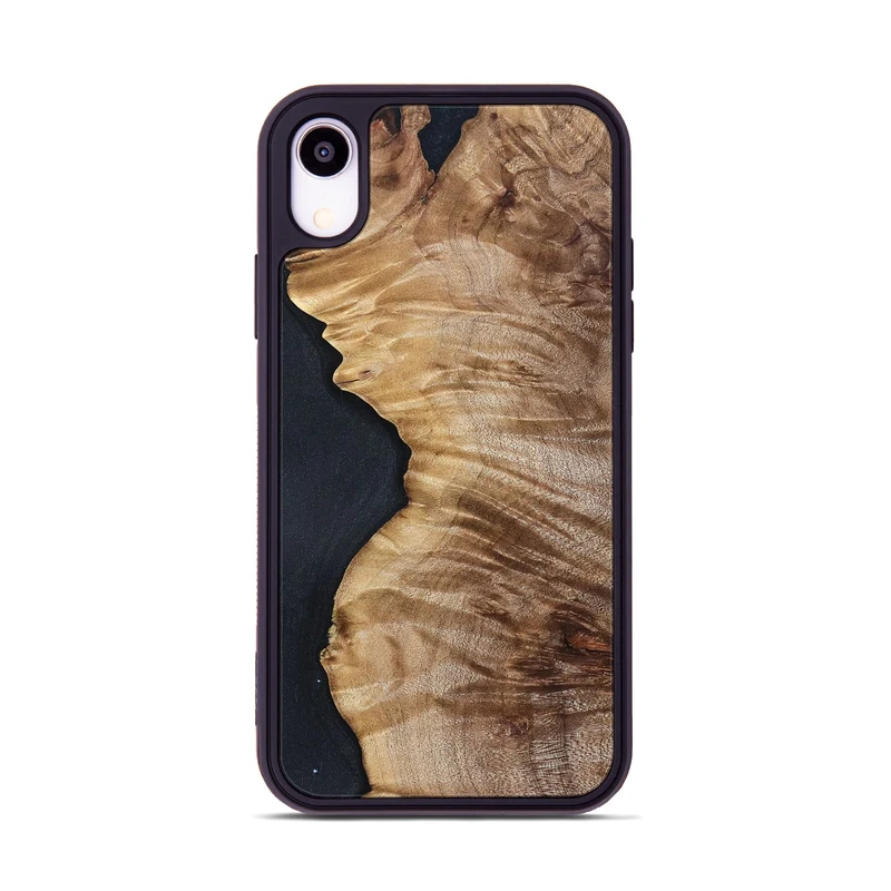 iPhone Xr Wood Phone Case - Kortney (Wood Burl, 829778)