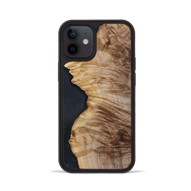 iPhone 12 Wood Phone Case - Kortney (Wood Burl, 829778)