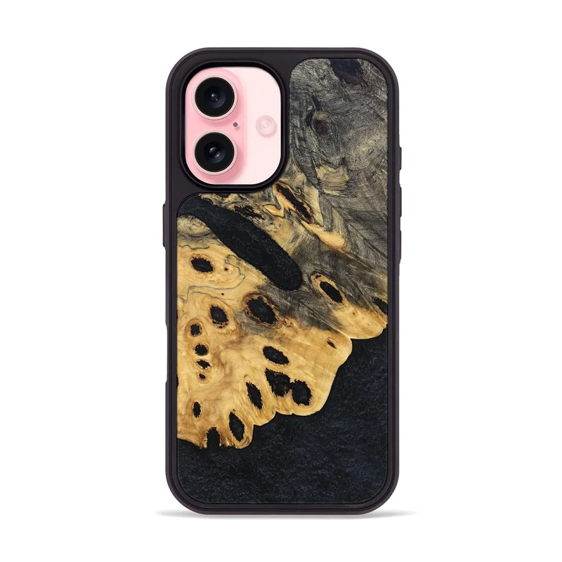 iPhone 16 Wood Phone Case - Hope (Wood Burl, 829754)