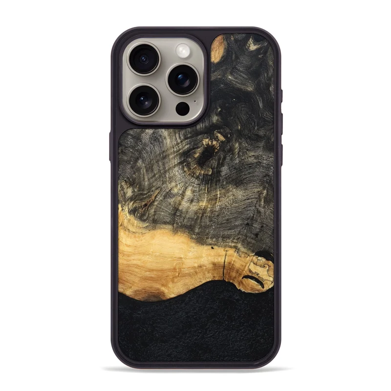 iPhone 15 Pro Max Wood Phone Case - Arnold (Wood Burl, 829747)