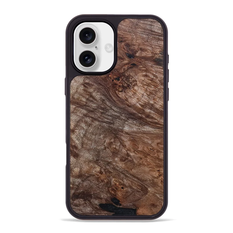 iPhone 16 Plus Wood Phone Case - Breana (Wood Burl, 829749)
