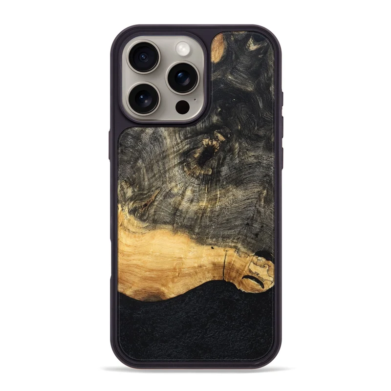iPhone 16 Pro Max Wood Phone Case - Arnold (Wood Burl, 829747)