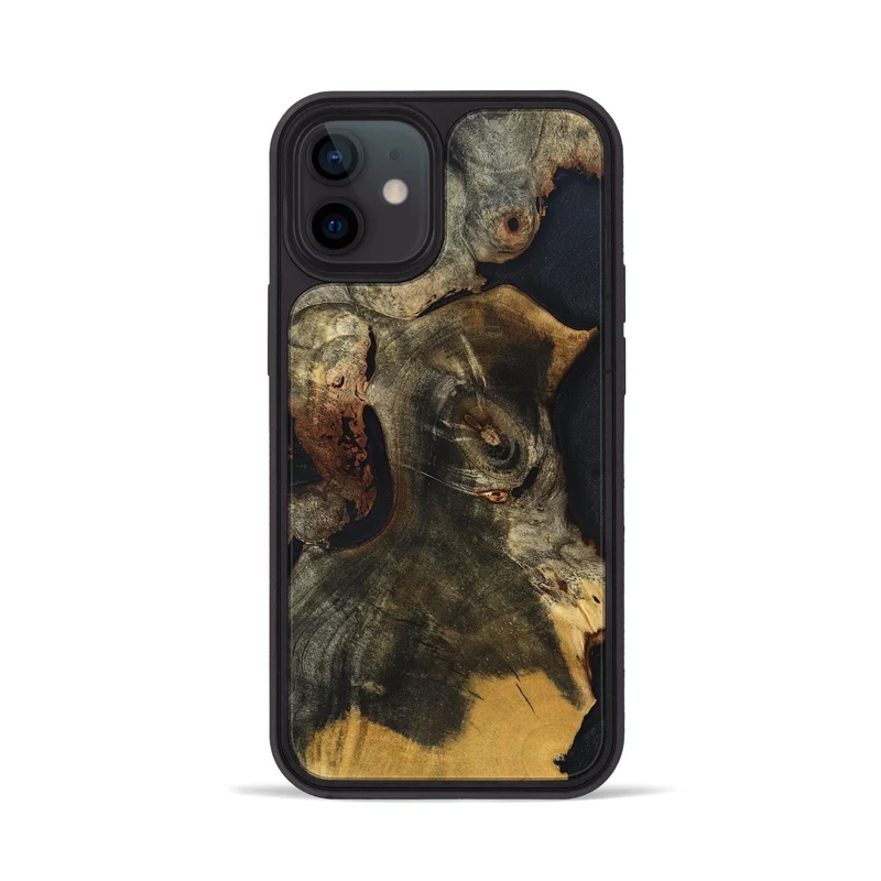 iPhone 12 Wood Phone Case - Ismael (Wood Burl, 829745)