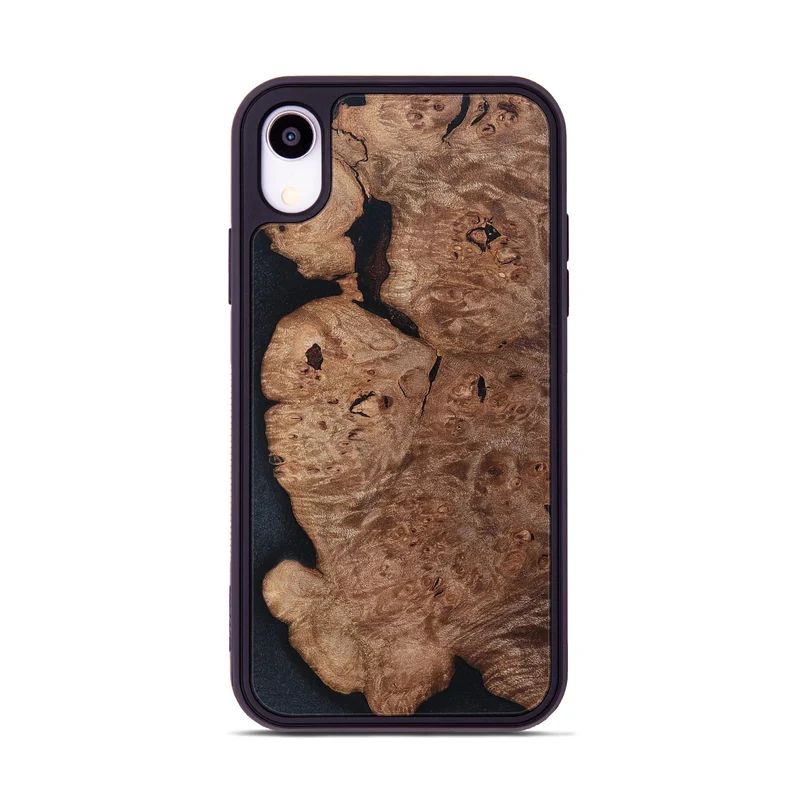 iPhone Xr Wood Phone Case - Darwin (Wood Burl, 829746)