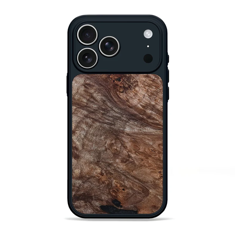 iPhone 17 Pro Max Wood Phone Case - Breana (Wood Burl, 829749)