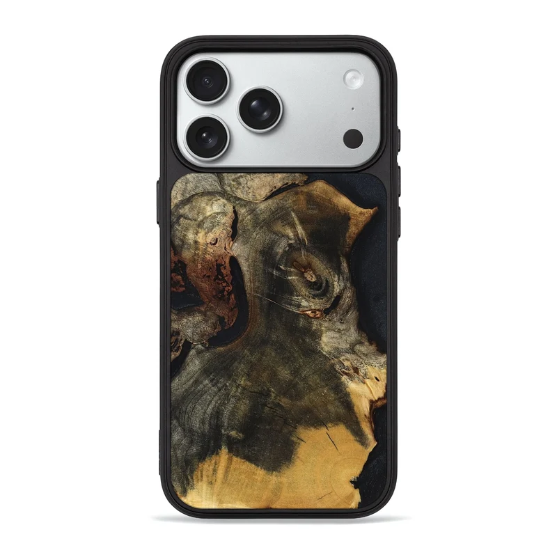 iPhone 18 Pro Max Wood Phone Case - Ismael (Wood Burl, 829745)