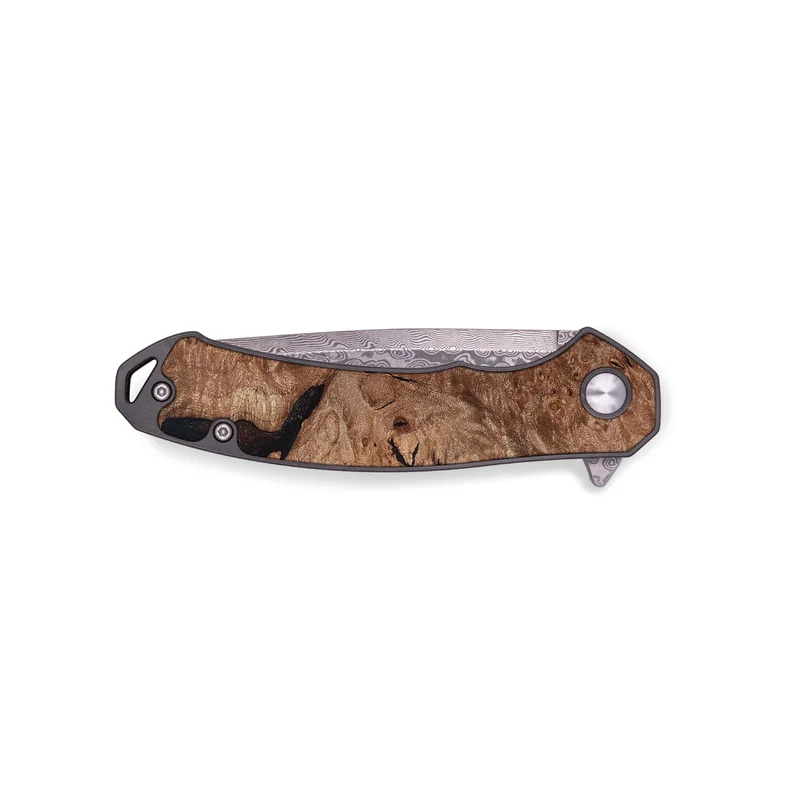 EDC Wood Pocket Knife - Darwin (Wood Burl, 829746)