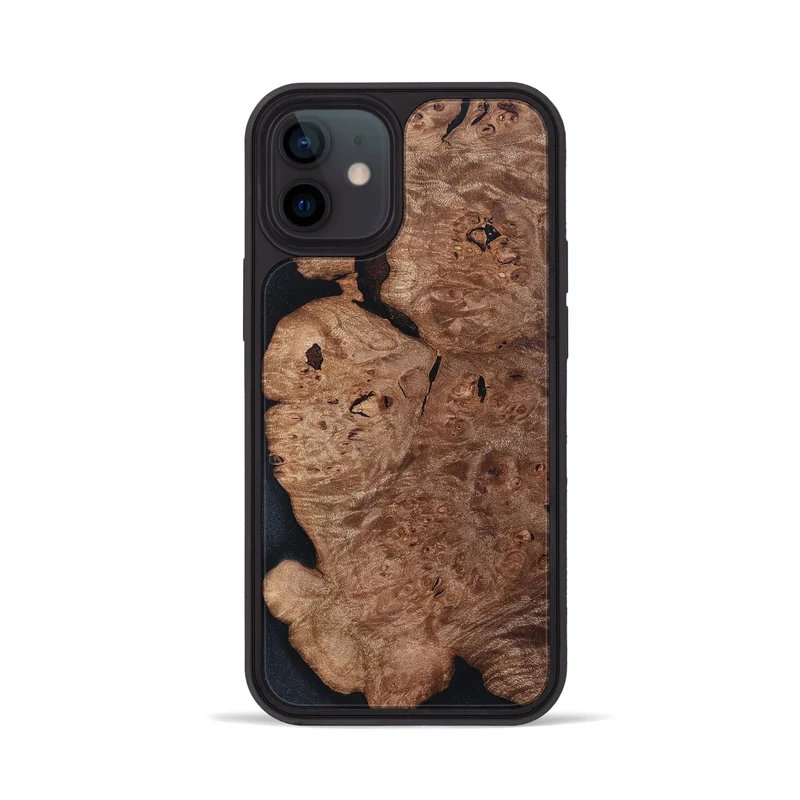 iPhone 12 Wood Phone Case - Darwin (Wood Burl, 829746)