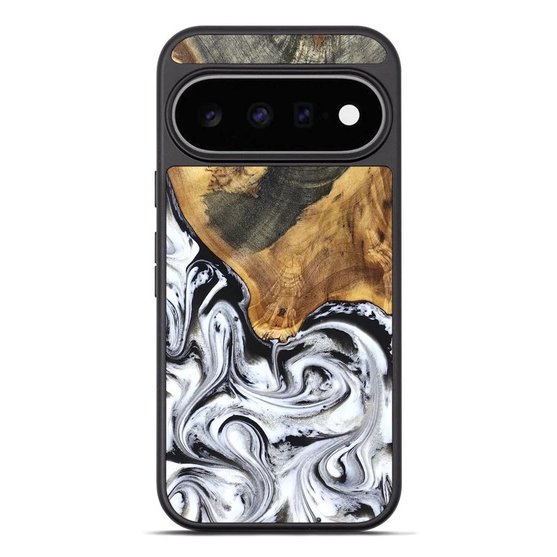 Pixel 11 Pro XL Wood Phone Case - Trinity (Black & White, 829736)