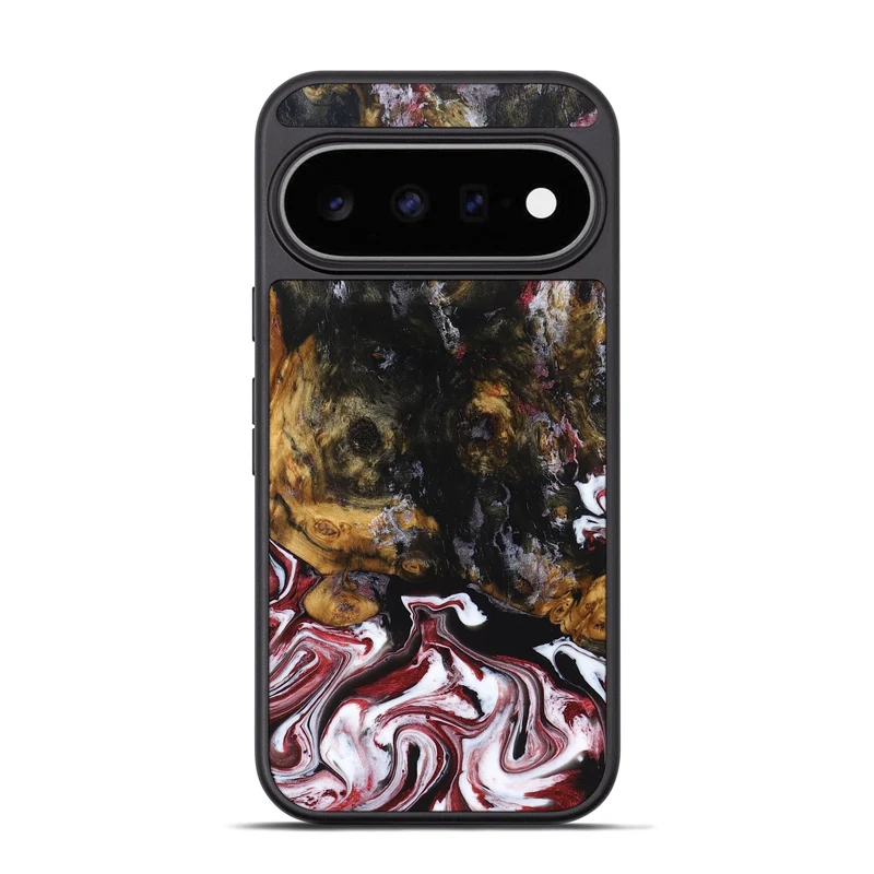 Pixel 11 Pro Wood Phone Case - Jess (Red, 829733)