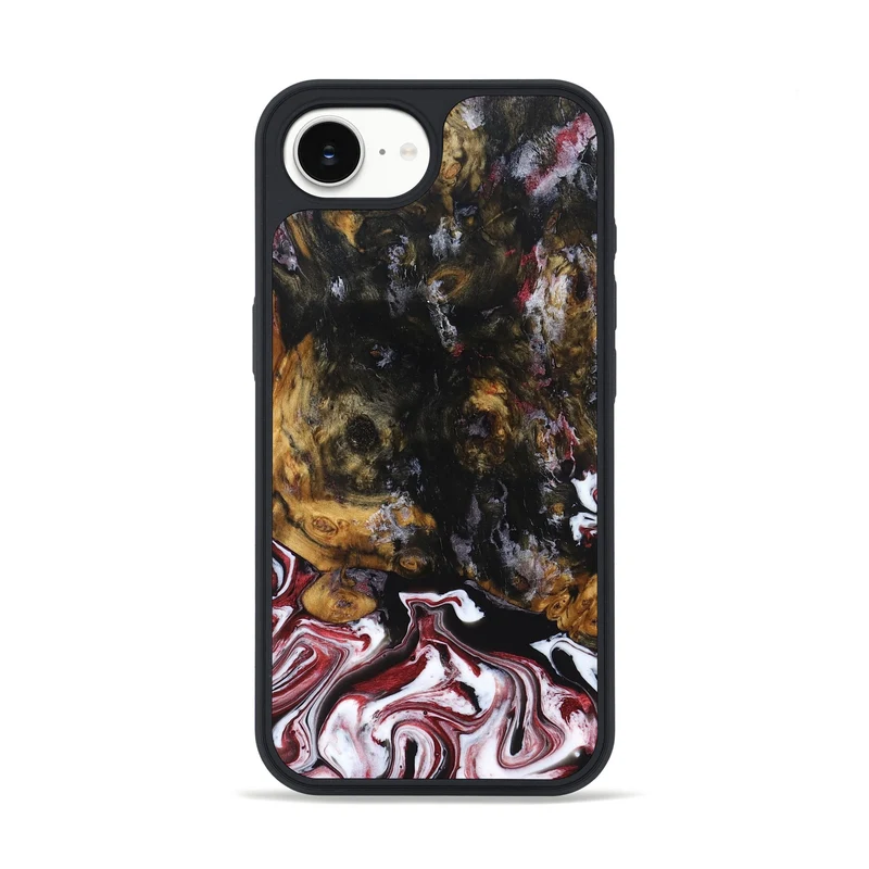 iPhone 16e Wood Phone Case - Jess (Red, 829733)