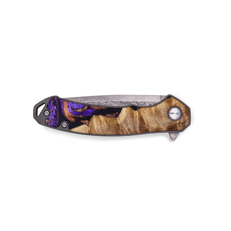 EDC Wood Pocket Knife - Leanna (Purple, 829732)