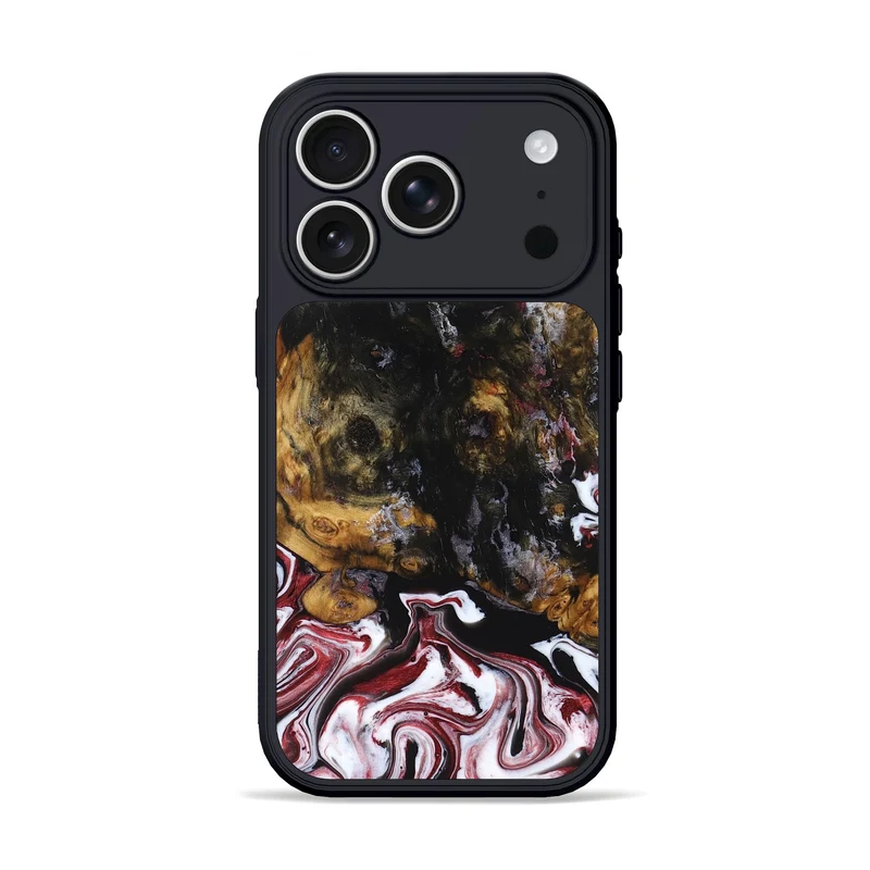 iPhone 17 Pro Wood Phone Case - Jess (Red, 829733)