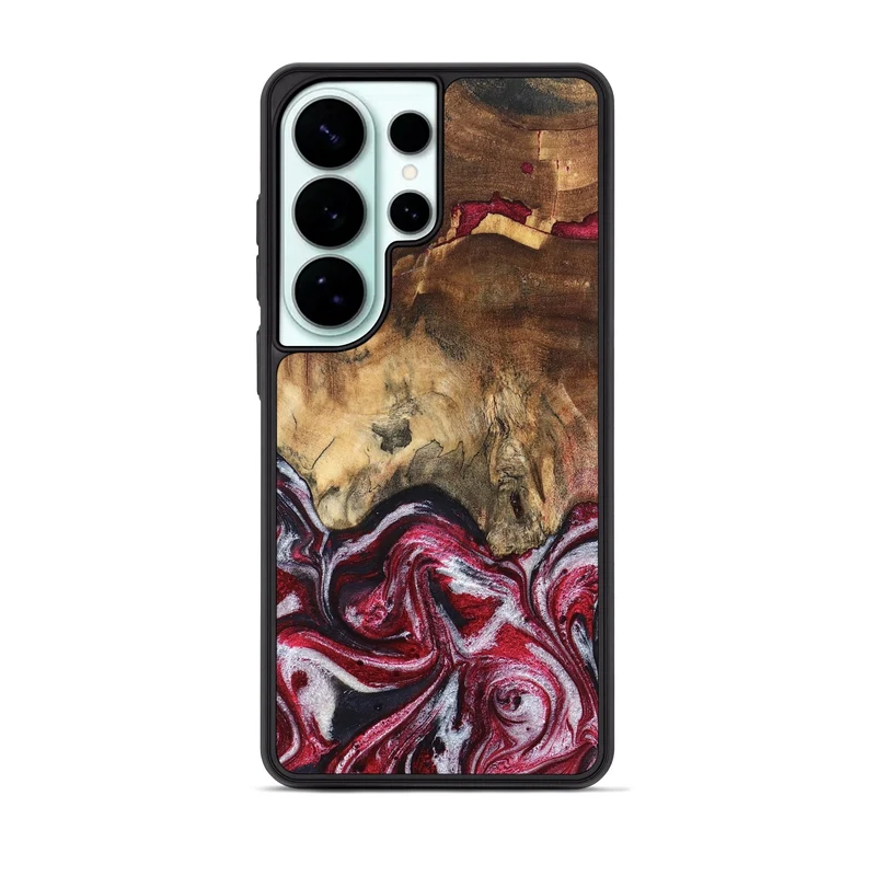 Galaxy S26 Ultra Wood Phone Case - Chaya (Red, 829722)