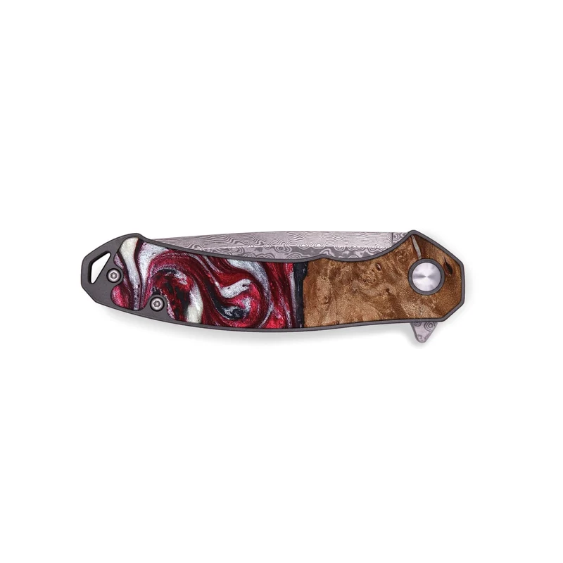 EDC Wood Pocket Knife - Camila (Red, 829715)