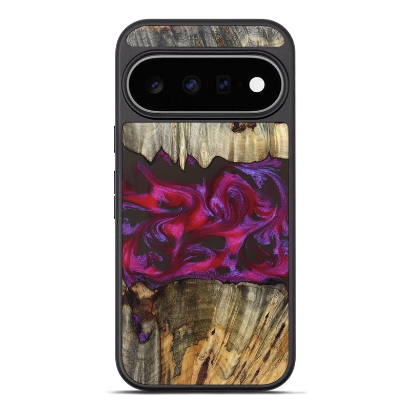 Pixel 11 Pro XL Wood Phone Case - Jaylen (Red, 829716)