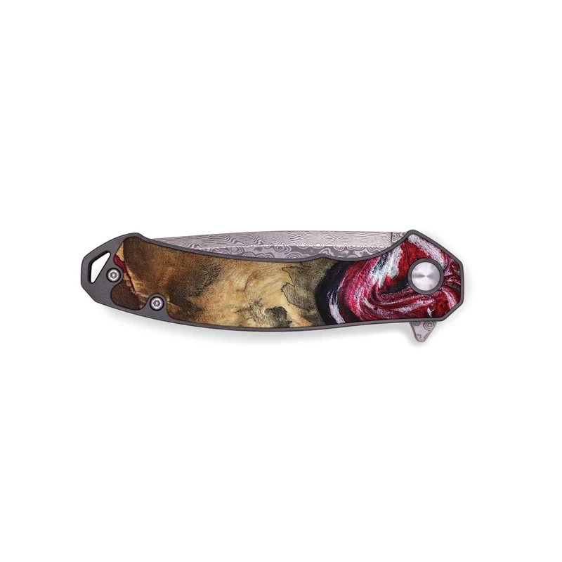 EDC Wood Pocket Knife - Chaya (Red, 829722)