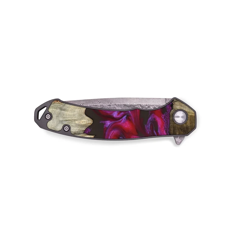 EDC Wood Pocket Knife - Jaylen (Red, 829716)