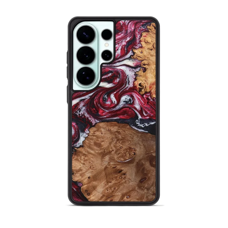 Galaxy S26 Ultra Wood Phone Case - Camila (Red, 829715)