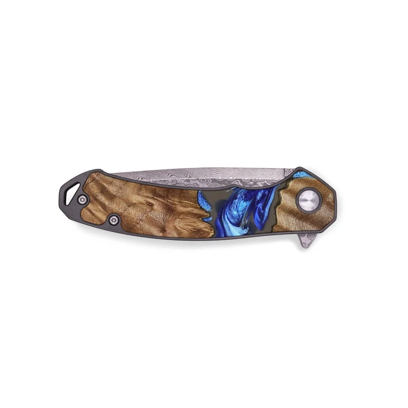 EDC Wood Pocket Knife - Tamiko (Blue, 829667)